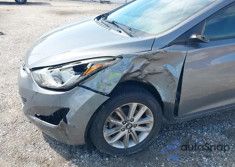 2014 Hyundai Elantra Se from USA, damaged, VIN 5NPDH4AE8EH483081